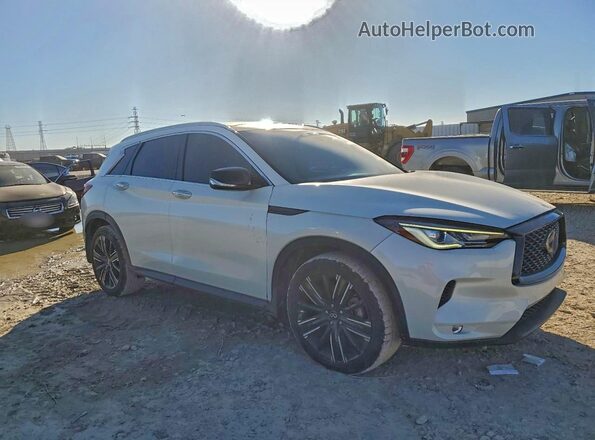 3PCAJ5BA0NF106235 2022 INFINITI QX50 Белый Передняя правая четверть