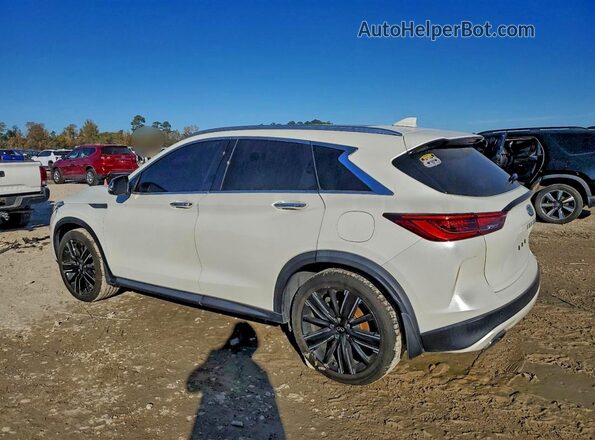 3PCAJ5BA0NF106235 2022 INFINITI QX50 Белый Задняя левая четверть