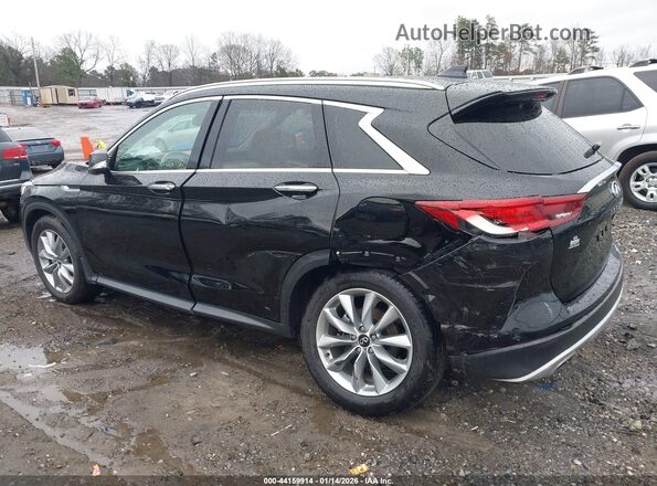 3PCAJ5BA0NF111466 2022 INFINITI QX50 Black Դիմացի տեսք