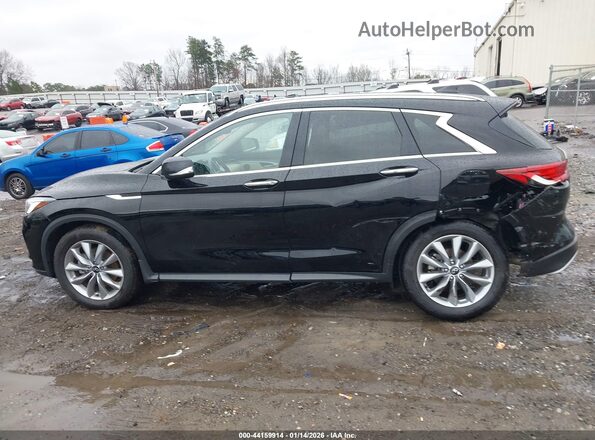 3PCAJ5BA0NF111466 2022 INFINITI QX50 Black Սալոնի 360 աստիճան տեսք