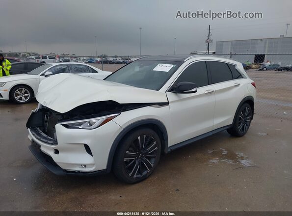 3PCAJ5BA1MF111636 2021 INFINITI QX50 White Передня ліва чверть