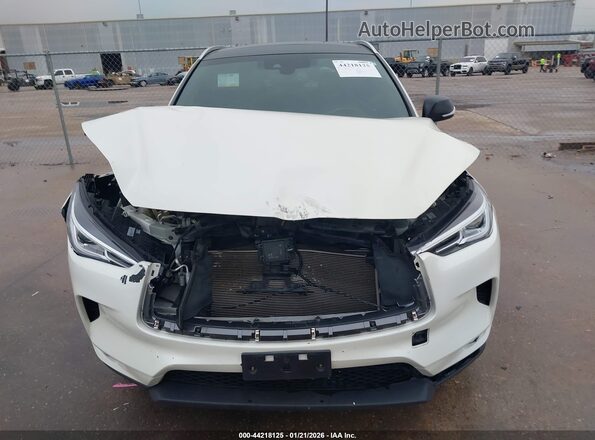 3PCAJ5BA1MF111636 2021 INFINITI QX50 White Вид задньої частини салону