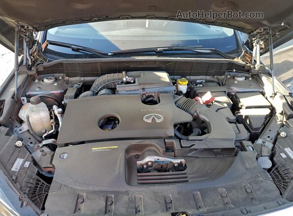 3PCAJ5BA1PF110443 2023 INFINITI QX50 Gray Vista del compartimento del motor