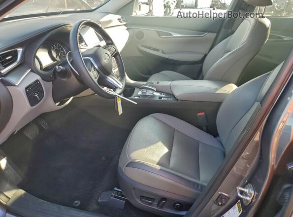 3PCAJ5BA1PF110443 2023 INFINITI QX50 Gray Vista interior delantera