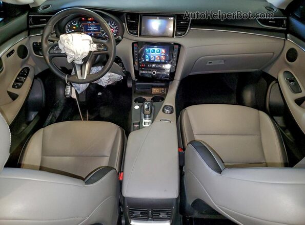 3PCAJ5BA2PF119376 2023 INFINITI QX50 Gray Առջևի վահանակի տեսք