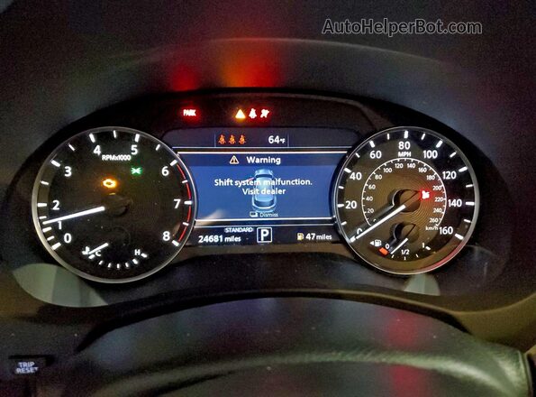 3PCAJ5BA2PF119376 2023 INFINITI QX50 Gray Սարքավորումների վահանակի տեսք