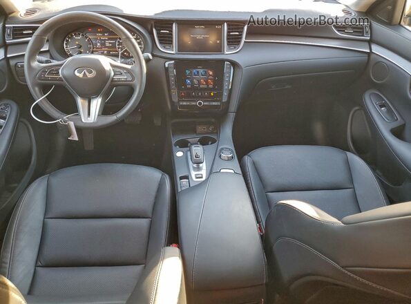 3PCAJ5BA2PF123105 2023 INFINITI QX50 Black Առջևի վահանակի տեսք