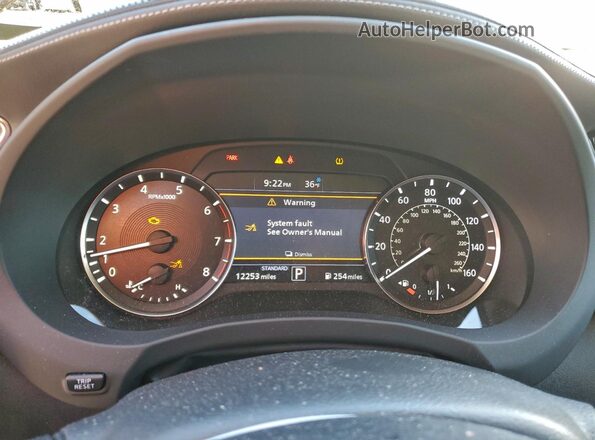3PCAJ5BA2PF123105 2023 INFINITI QX50 Black Սարքավորումների վահանակի տեսք