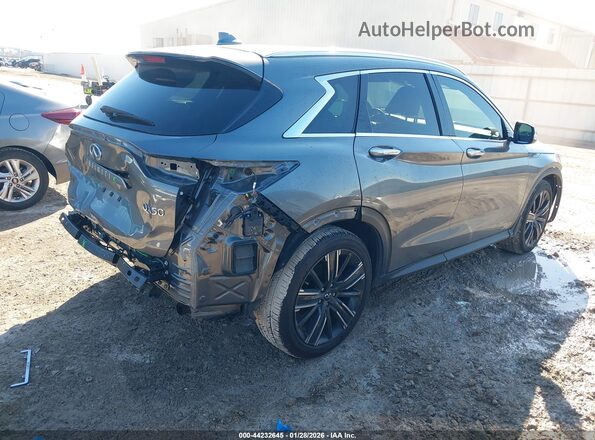 3PCAJ5BA4NF110336 2022 INFINITI QX50 Gray Rear right