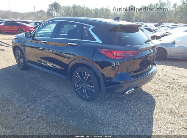 3PCAJ5BA4NF121367 2022 INFINITI QX50 Black Հետևի ձախ