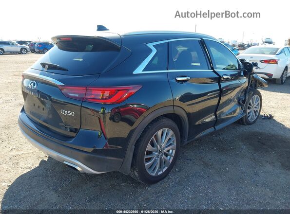 3PCAJ5BA4PF107391 2023 INFINITI QX50 Black Задня права чверть