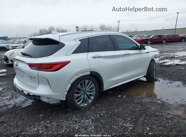 3PCAJ5BA6PF115234 2023 INFINITI QX50 White Задня права чверть
