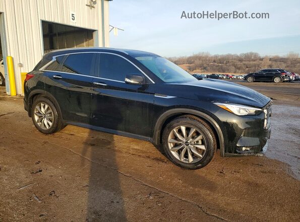 3PCAJ5BA9MF125073 2021 INFINITI QX50 Черный Передняя правая четверть