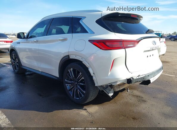3PCAJ5BAXNF117842 2022 INFINITI QX50 White წინა ხედი