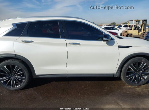 3PCAJ5BAXNF117842 2022 INFINITI QX50 White სალონის 360-გრადუსიანი ხედი