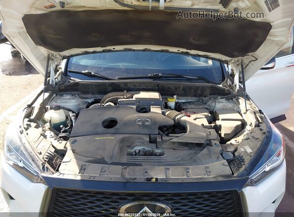 3PCAJ5BAXNF117842 2022 INFINITI QX50 White უკანა ხედი