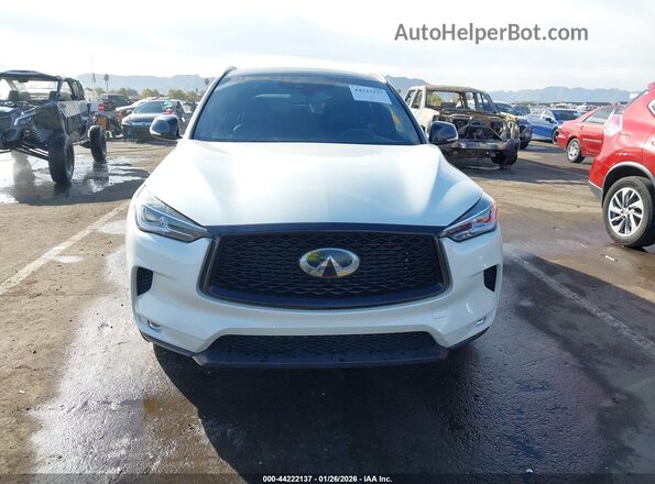3PCAJ5BAXNF117842 2022 INFINITI QX50 White უკანა სალონის ხედი