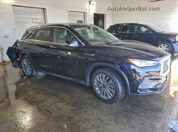 3PCAJ5BB5PF123317 2023 INFINITI QX50 Черный Передняя правая четверть