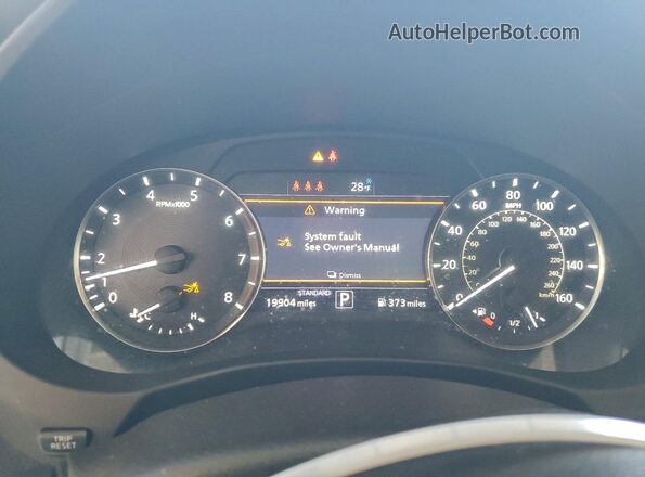 3PCAJ5BB5PF123317 2023 INFINITI QX50 Черный Вид щитка приборов