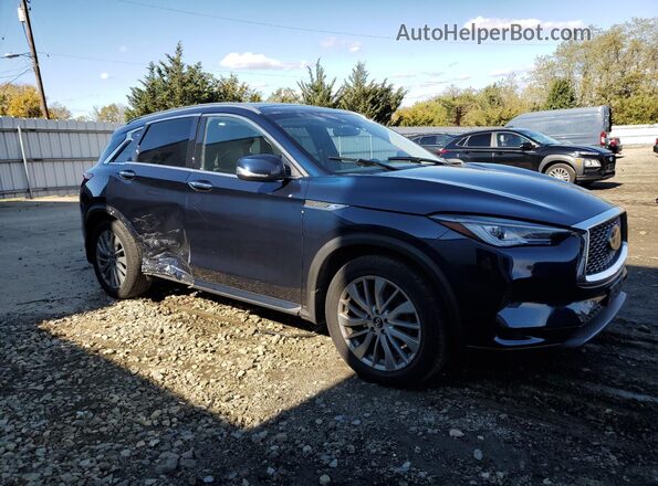 3PCAJ5BB7PF106891 2023 INFINITI QX50 Blue Передня права чверть