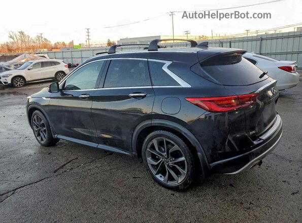 3PCAJ5DBXNF118446 2022 INFINITI QX50 Black Задня ліва чверть