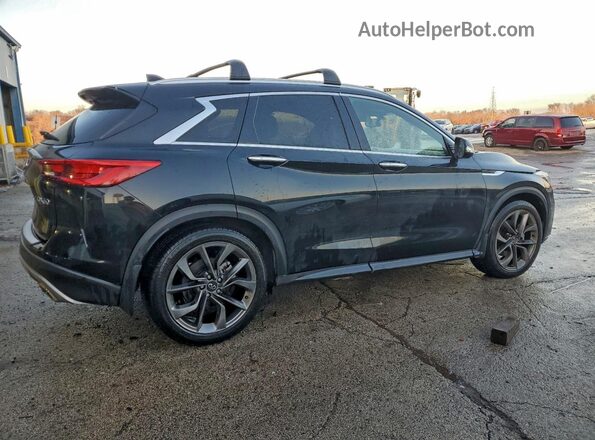 3PCAJ5DBXNF118446 2022 INFINITI QX50 Black Задня права чверть