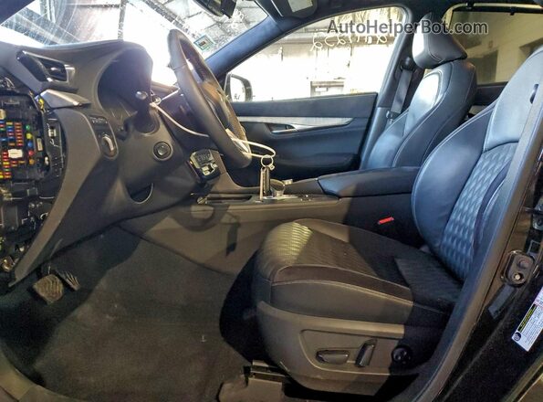 3PCAJ5DBXNF118446 2022 INFINITI QX50 Black Вид салону спереду