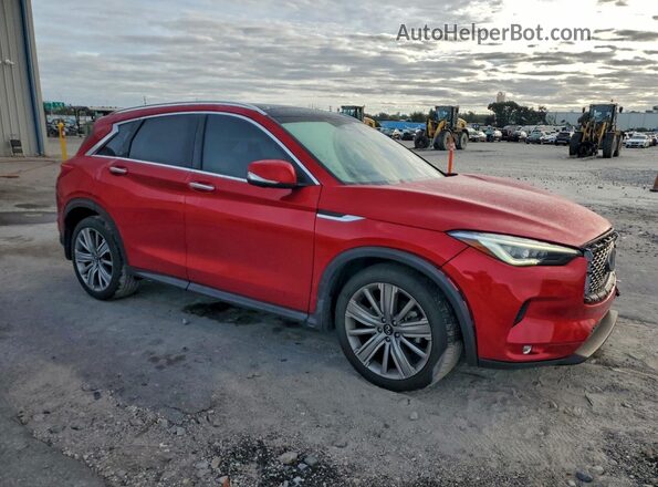 3PCAJ5EA9NF108271 2022 INFINITI QX50 Red Передня права чверть