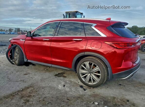 3PCAJ5EA9NF108271 2022 INFINITI QX50 Red Задня ліва чверть