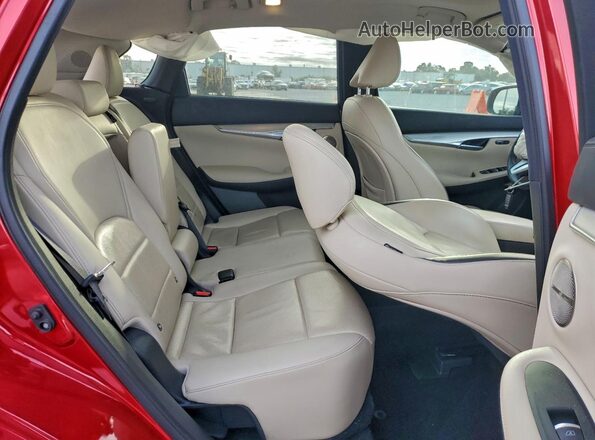 3PCAJ5EA9NF108271 2022 INFINITI QX50 Red Вид задньої частини салону