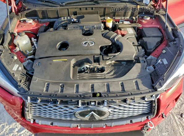3PCAJ5EA9NF108271 2022 INFINITI QX50 Red Вид підкапотного простору