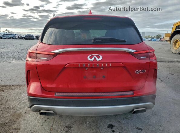 3PCAJ5EA9NF108271 2022 INFINITI QX50 Red Вид ззаду