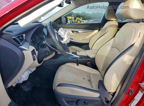 3PCAJ5EA9NF108271 2022 INFINITI QX50 Red Вид салону спереду