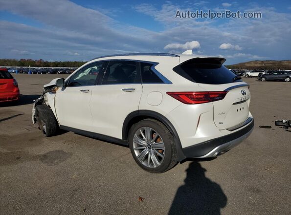 3PCAJ5EB1NF107480 2022 INFINITI QX50 White Rear left