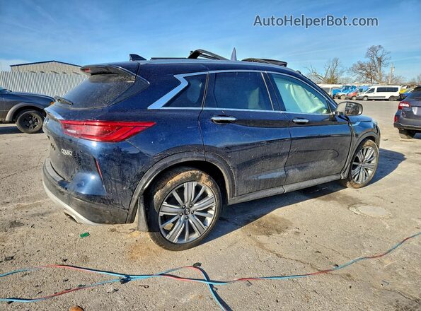 3PCAJ5EB5NF108843 2022 INFINITI QX50 Blue Rear right