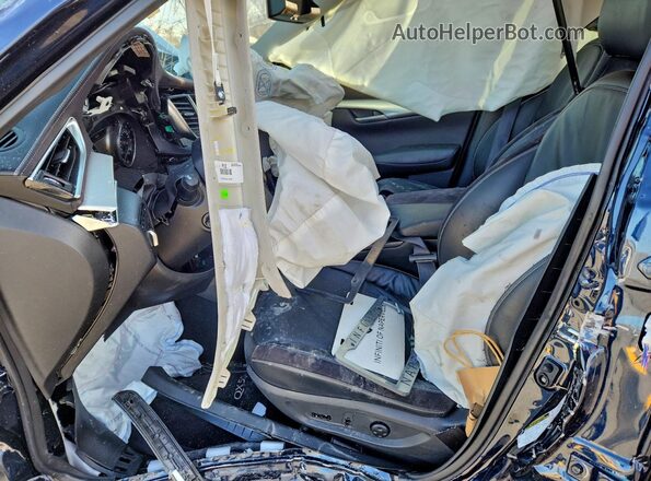 3PCAJ5EB5NF108843 2022 INFINITI QX50 Blue Front interior view