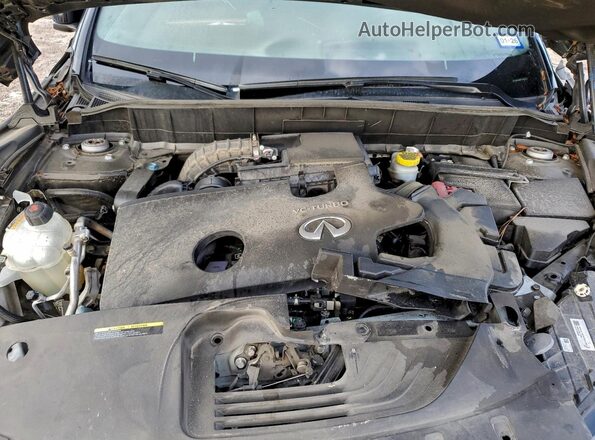 3PCAJ5FA2PF110316 2023 INFINITI QX50 Black Vista del compartimento del motor