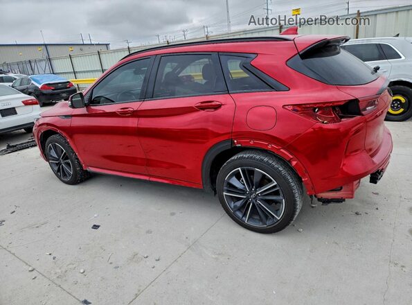 3PCAJ5FA2PF113085 2023 INFINITI QX50 Red უკანა მარცხენა