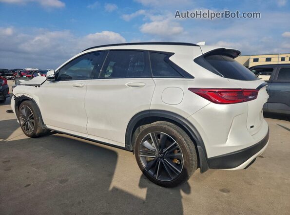 3PCAJ5FB0PF108282 2023 INFINITI QX50 White Trasero izquierdo