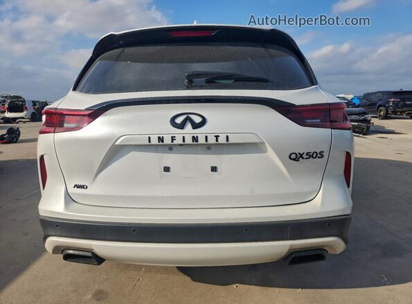 3PCAJ5FB0PF108282 2023 INFINITI QX50 White Vista trasera