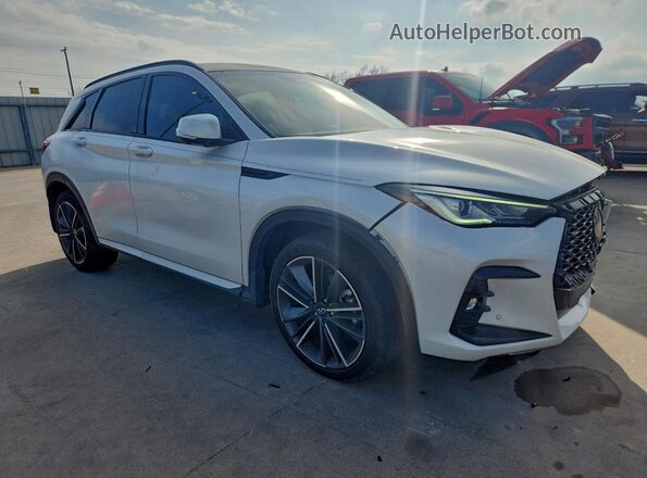 3PCAJ5FB0PF108282 2023 INFINITI QX50 White Delantero derecho
