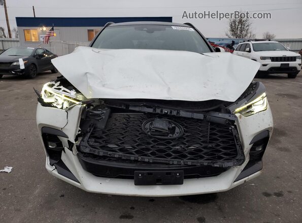 3PCAJ5FB2RF101126 2024 INFINITI QX50 White Դիմացի տեսք
