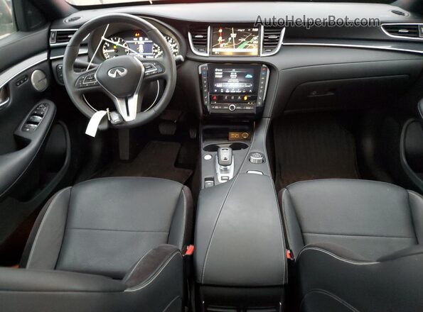 3PCAJ5FB2RF101126 2024 INFINITI QX50 White Առջևի վահանակի տեսք