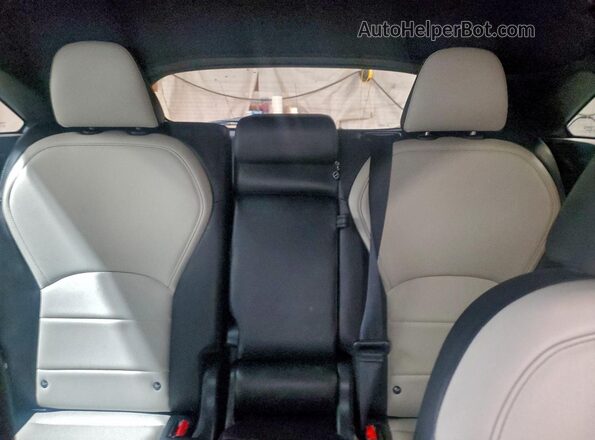 3PCAJ5J37NF114187 2022 INFINITI QX55 White Vista de los asientos traseros