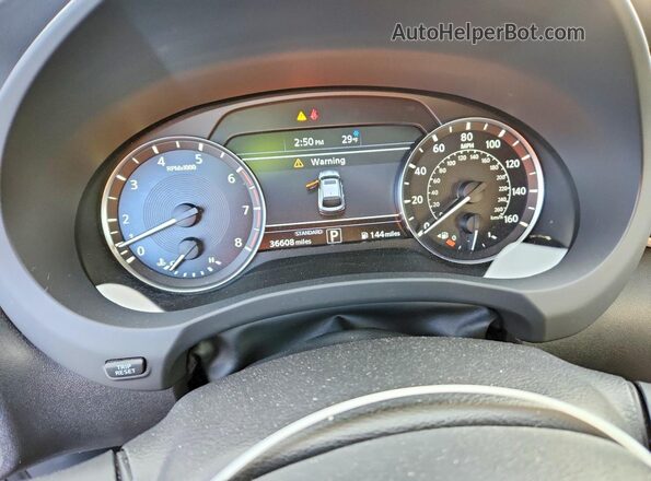 3PCAJ5J38NF113971 2022 INFINITI QX55 Blue Вид щитка приладів
