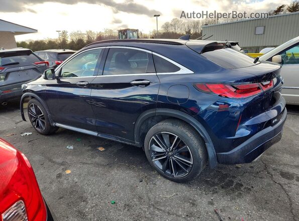 3PCAJ5J38NF113971 2022 INFINITI QX55 Blue Задня ліва чверть