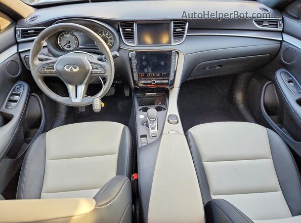 3PCAJ5J38NF113971 2022 INFINITI QX55 Blue Вид панелі приладів