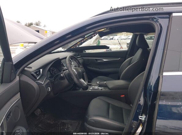 3PCAJ5JR0SF101443 2025 INFINITI QX55 Blue წინა სალონის ხედი