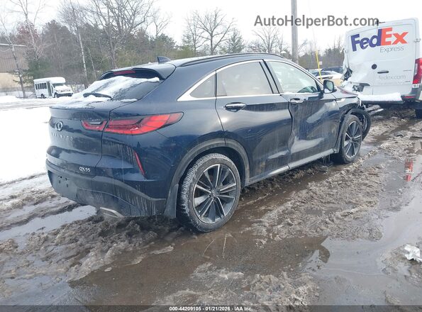 3PCAJ5JR0SF101443 2025 INFINITI QX55 Blue უკანა მარჯვენა