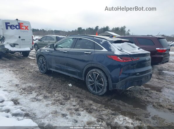 3PCAJ5JR0SF101443 2025 INFINITI QX55 Blue უკანა მარცხენა